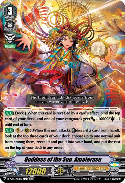 Goddess of the Sun, Amaterasu (D-PV01/243EN) [History Collection]