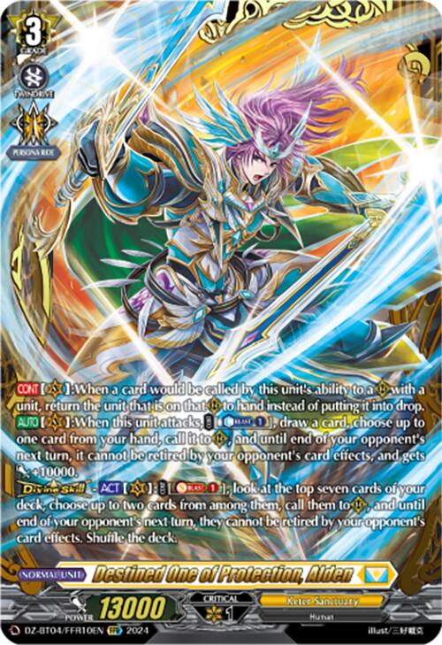 Destined One of Protection, Alden (DZ-BT04/FFR10EN) [Destined Showdown]