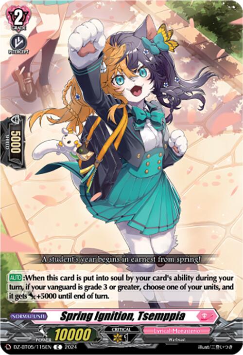 Spring Ignition, Tsemppia (DZ-BT05/115EN) [Omniscient Awakening]