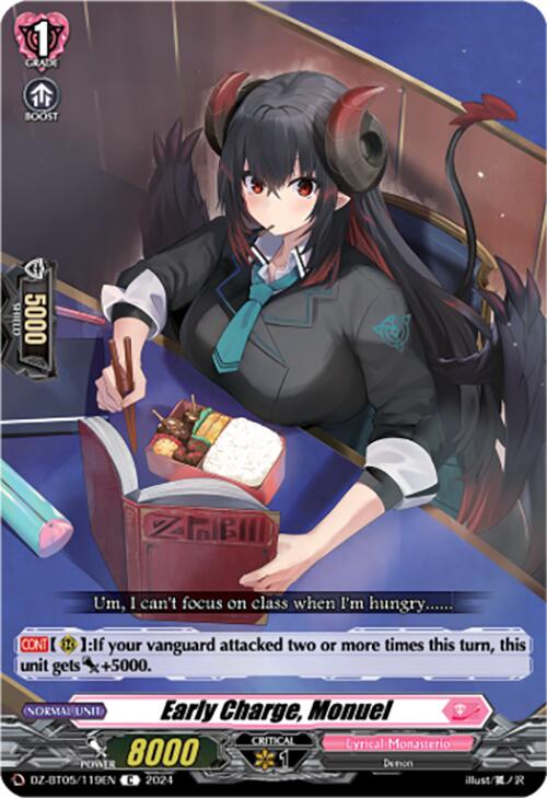 Early Charge, Monuel (DZ-BT05/119EN) [Omniscient Awakening]