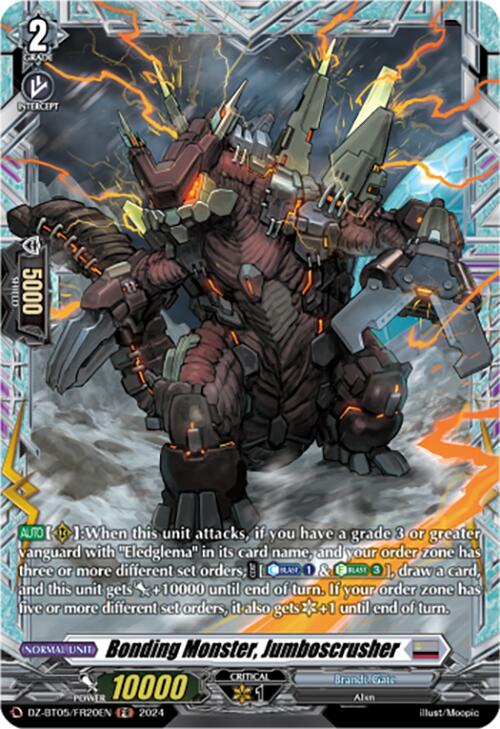Bonding Monster, Jumboscrusher (DZ-BT05/FR20EN) [Omniscient Awakening]