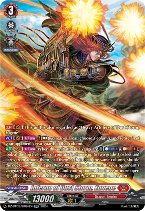 Inferno of Dust Storm, Eugene (DZ-BT05/SR04EN) [Omniscient Awakening]