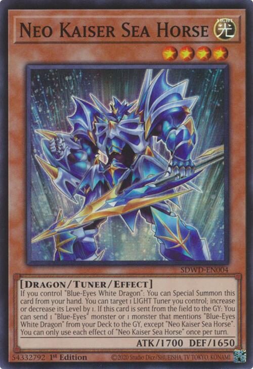 Neo Kaiser Sea Horse [SDWD-EN004] Super Rare