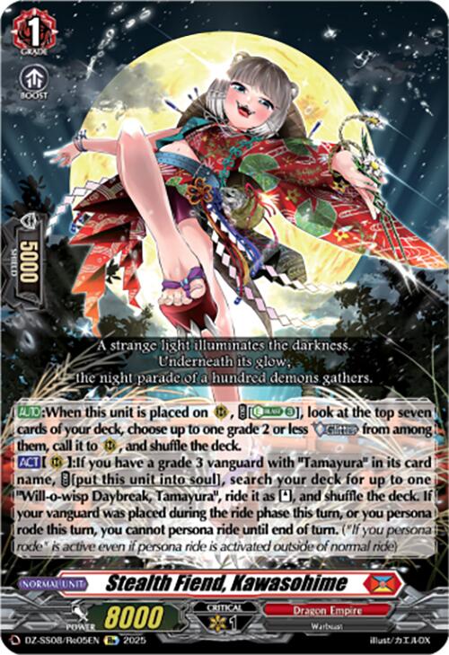 Stealth Fiend, Kawasohime (DZ-SS08/Re05EN) [Festival Booster 2025]