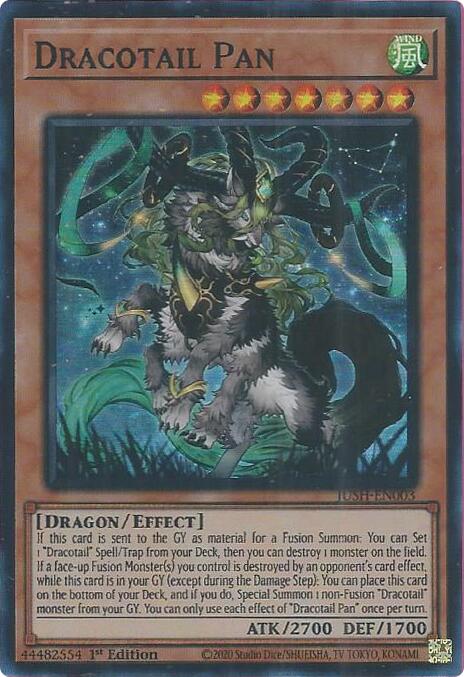 Dracotail Pan (Super Rare) [JUSH-EN003] Super Rare