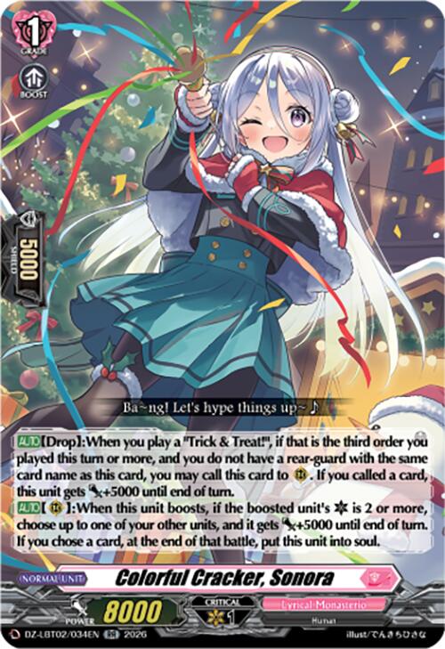 Colorful Cracker, Sonora (DZ-LBT02/034EN) [Lyrical Monasterio Season of Wonders]