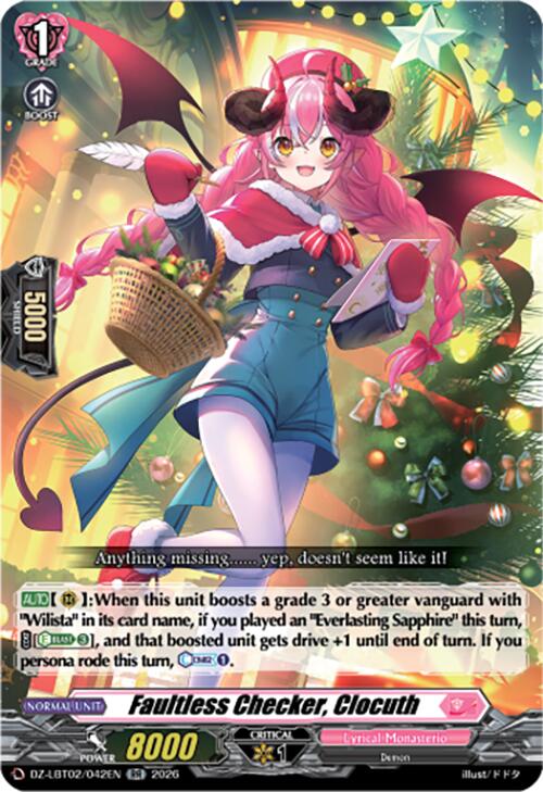 Faultless Checker, Clocuth (DZ-LBT02/042EN) [Lyrical Monasterio Season of Wonders]