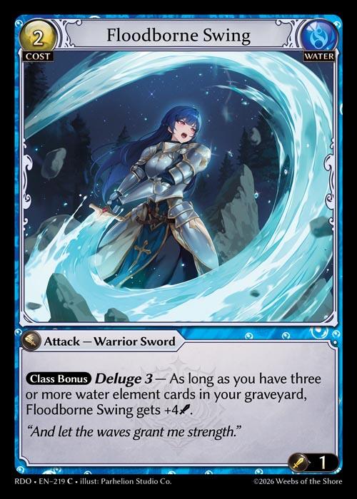 Floodborne Swing (Curio Foil) (219) [Radiant Origins]