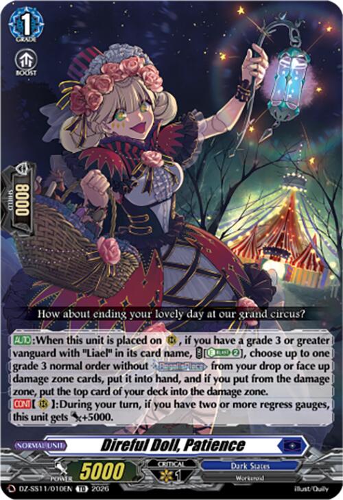 Direful Doll, Patience (DZ-SS11/010EN) [Master Deckset -Hikari Myodo-]