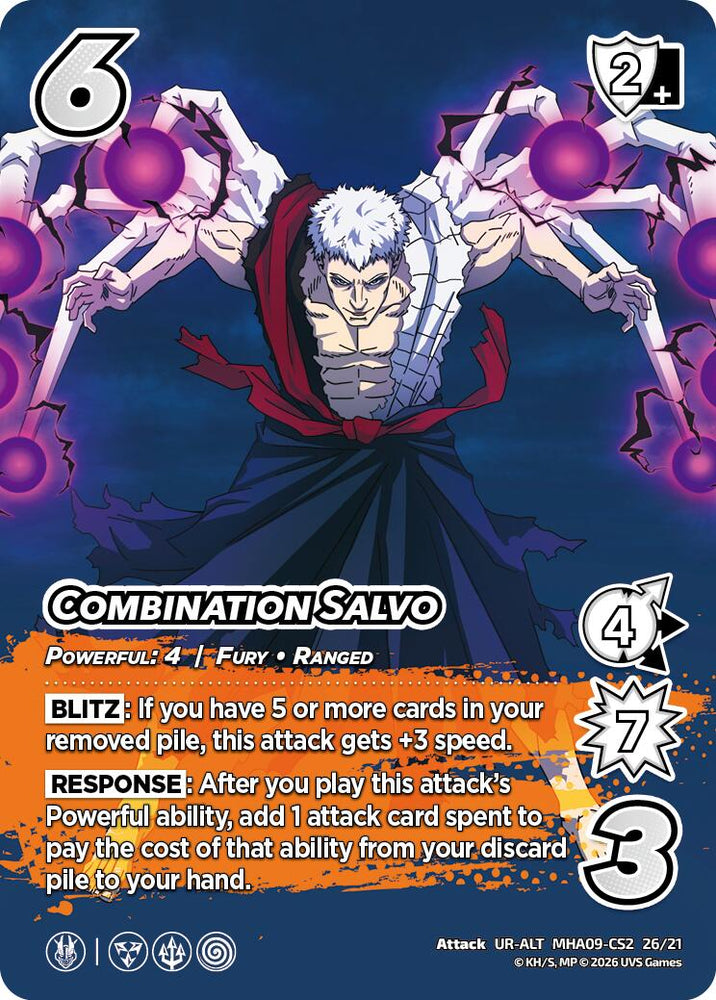 Combination Salvo (Alternative Art) [Challenger Series: My Hero Academia - Final Battle]