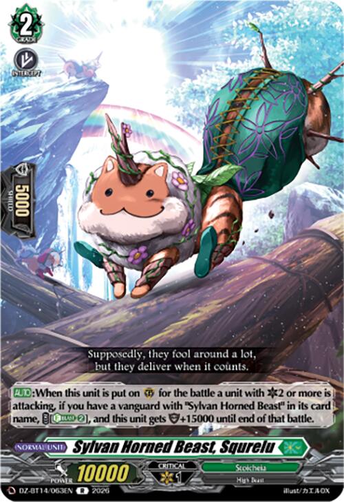 Sylvan Horned Beast, Squrelu (DZ-BT14/063EN) [Envoys of the Crimson Moon]