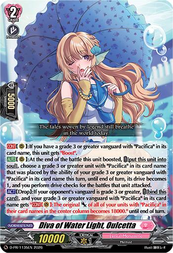 Diva of Water Light, Oulcetta (D-PR/1135EN) [D Promo Cards]