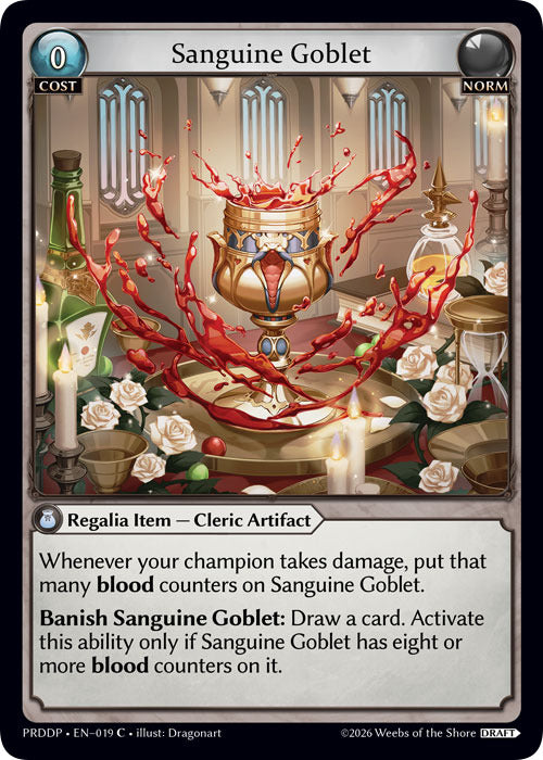 Sanguine Goblet (19) [.asphodel/paradise Draft Pack]