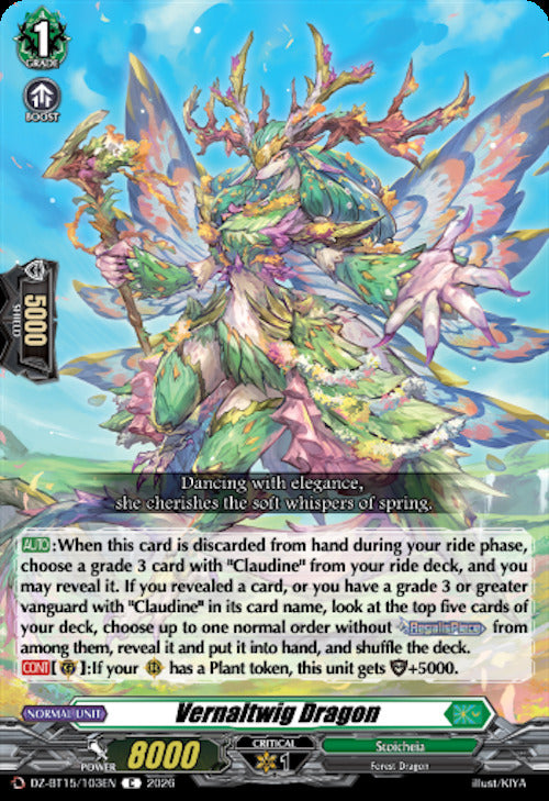 Vernaltwig Dragon (DZ-BT15/103EN) [Strike of Illusionary Shadows]