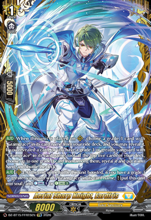 Aerial Sharp Knight, Eardfris (DZ-BT15/FFR15EN) [Strike of Illusionary Shadows]