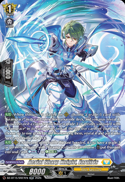 Aerial Sharp Knight, Eardfris (DZ-BT15/SR27EN) [Strike of Illusionary Shadows]