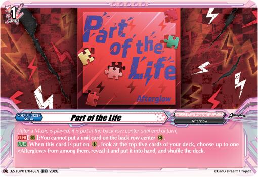 Part of the Life (DZ-TBP01/048EN) [BanG Dream! Girls Band Party!]