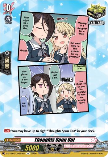 Thoughts Spun Out (F) (DZ-TBP01/095fEN) [BanG Dream! Girls Band Party!]
