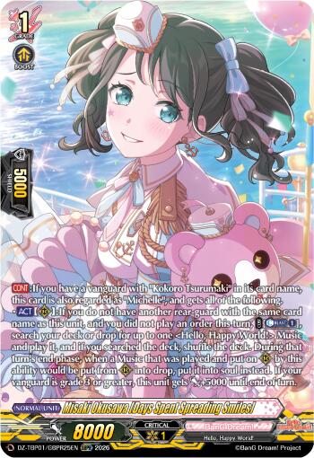 Misaki Okusawa [Days Spent Spreading Smiles] (DZ-TBP01/GBPR25EN) [BanG Dream! Girls Band Party!]