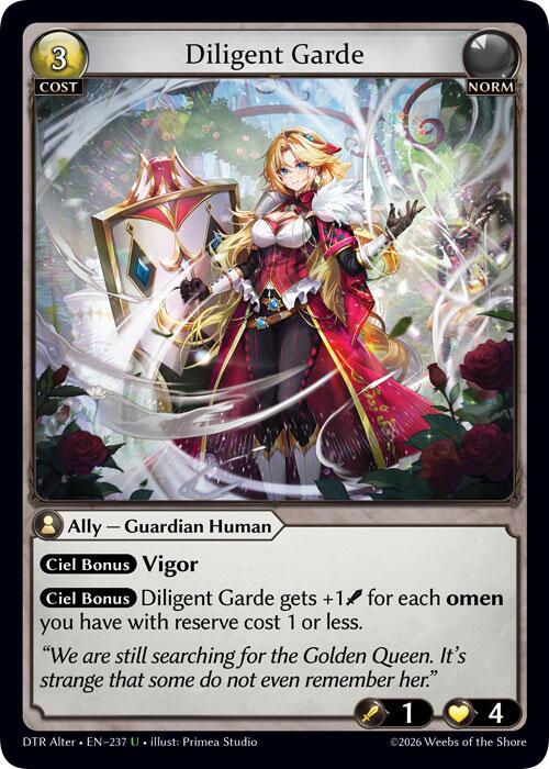 Diligent Garde (237) [Distorted Reflections Alter Edition]