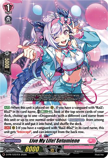 Live My Life! Setumiene (D-PR/1237EN) [D Promo Cards]