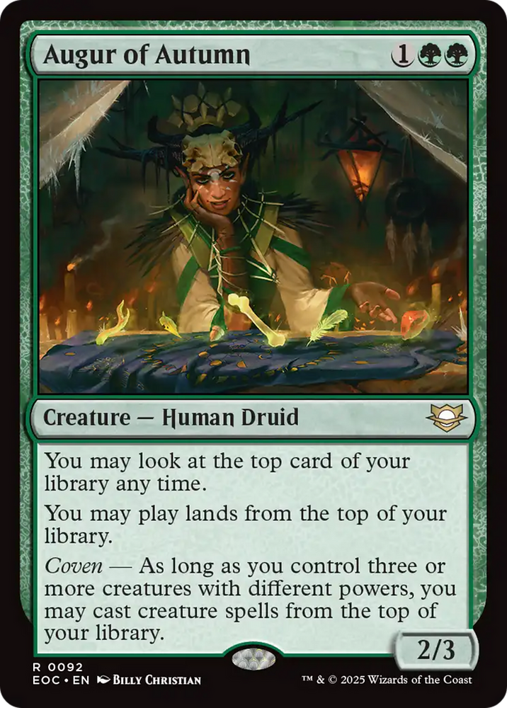 Augur of Autumn [Edge of Eternities Commander]