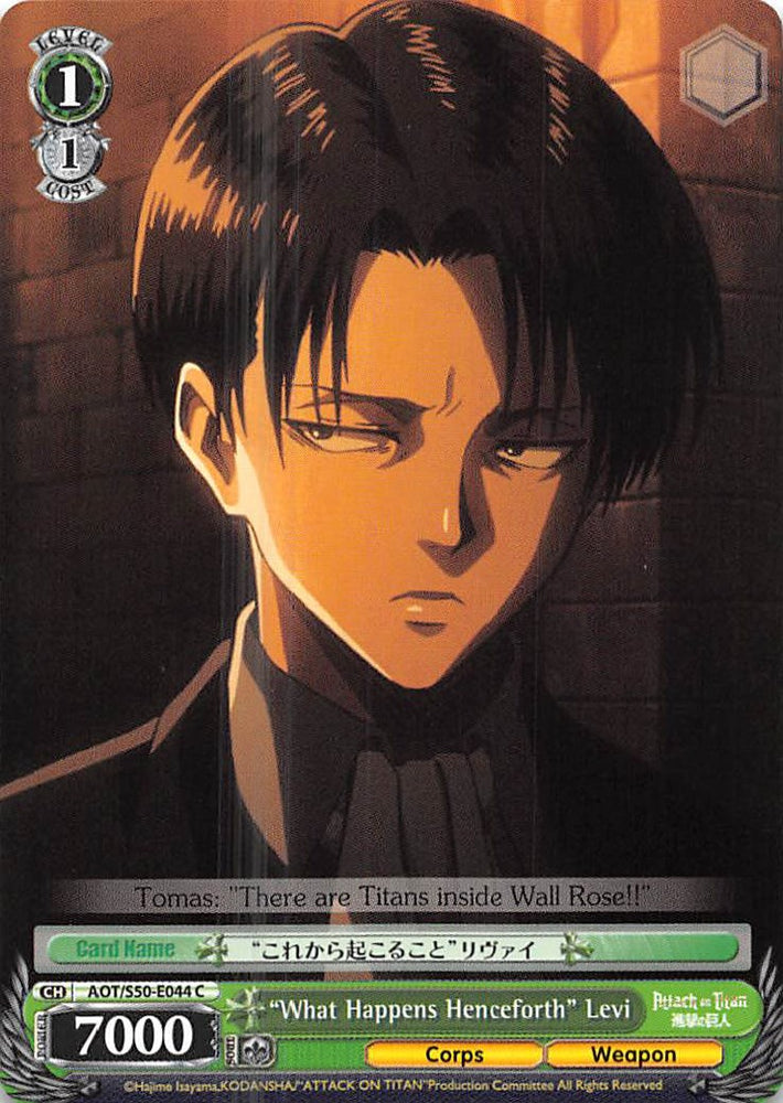 "What Happens Henceforth" Levi (AOT/S50-E044 C) [Attack on Titan Vol. 2]
